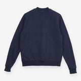 Bomber Jacket Navy Recycled Snap Front Casual