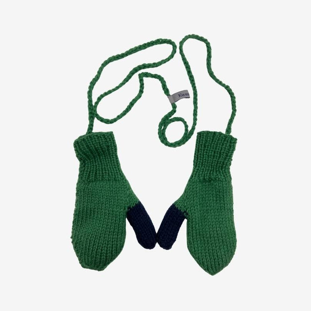 Kin and Cloth Green Mittens