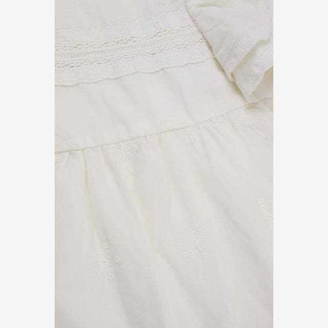 Dress cream cap sleeves lacey