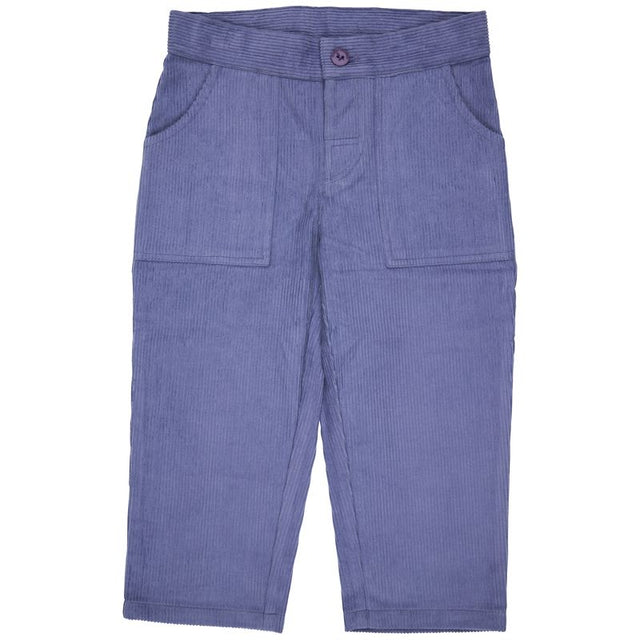Simple Cord Trousers - Night Blue
