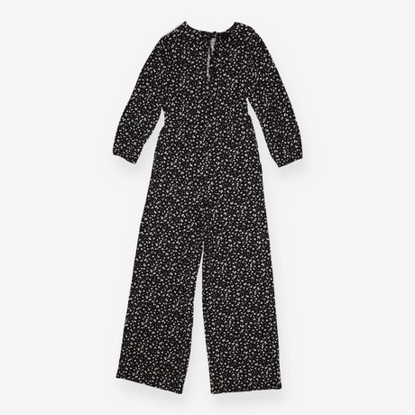 Delta Jumpsuit Jersey Black Long Sleeve