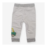 Grey Striped Safari Bus Joggers