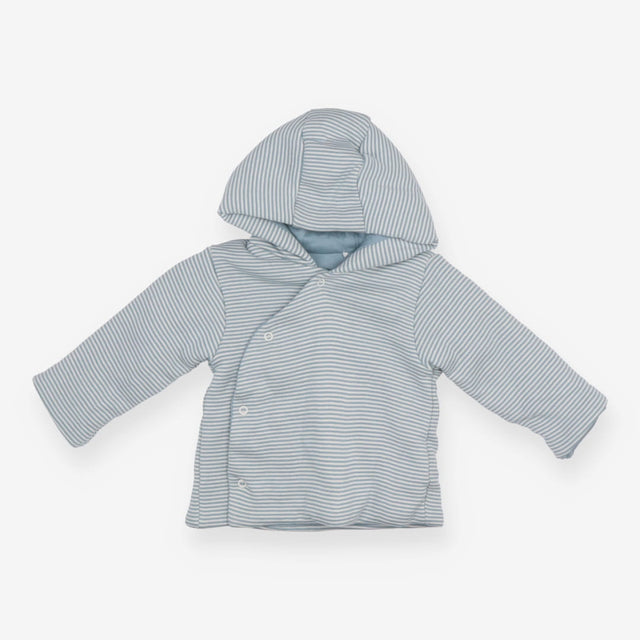 Cardigan Hooded Blue Stripe