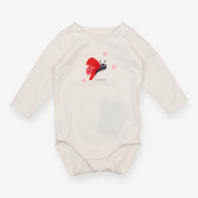 Bodysuit Long Sleeve Cream - Lovebug
