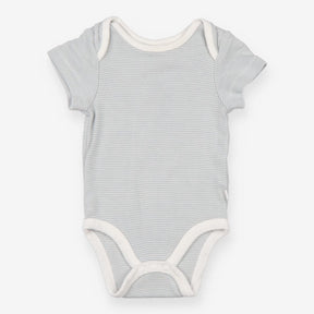 Blue and white stripe bodysuit