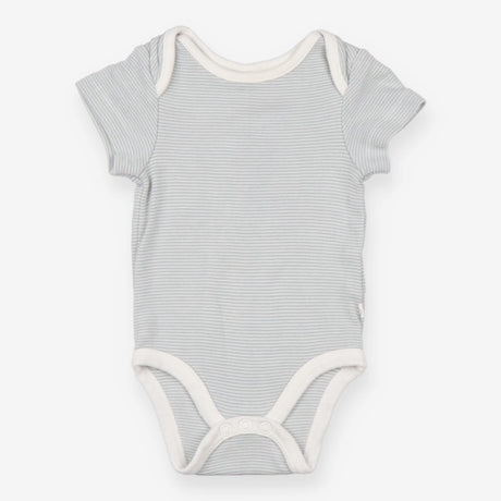 Blue and white stripe bodysuit