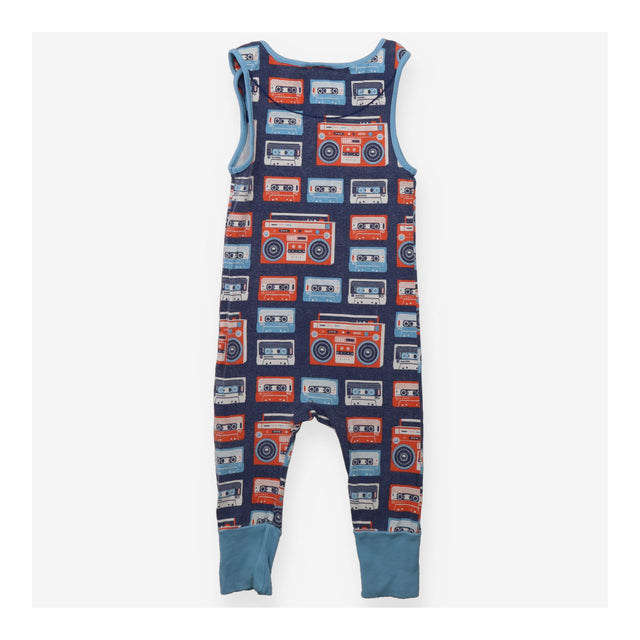 Moromini Summer Dungaree Navy with Cassette Tape P