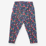 Leggings Blue with Multi Floral