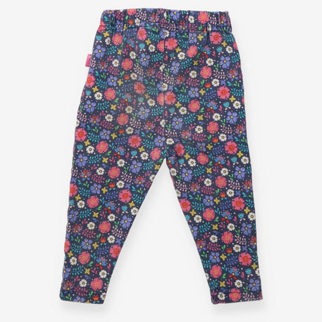 Leggings Blue with Multi Floral