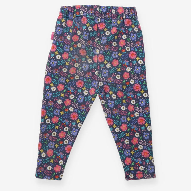 Leggings Blue with Multi Floral