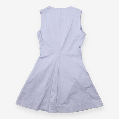 Light Blue Cotton Sleeveless Tunic Dress