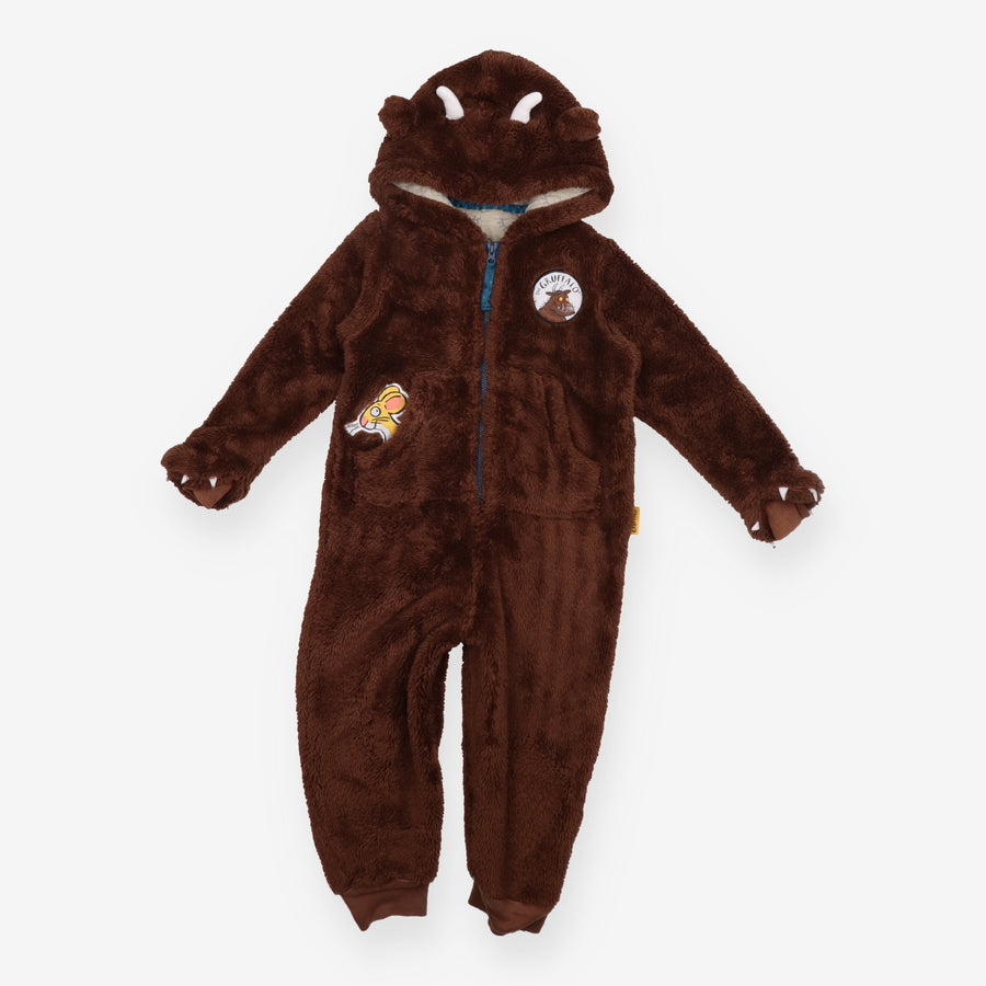 Onesie Gruffalo brown fur with hood