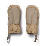 Walnut Technical Mittens Zipper