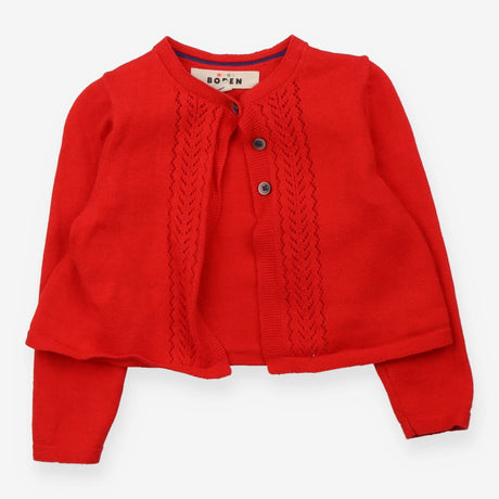 Cardigan Knit Red