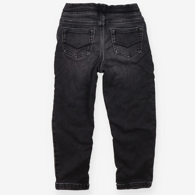 Jeans Pull On Black Wash