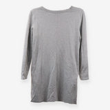 Grey Spotted Sweatshirt Dress – Casual Soft Jersey