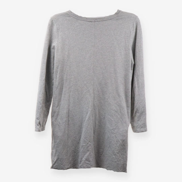 Grey Spotted Sweatshirt Dress – Casual Soft Jersey