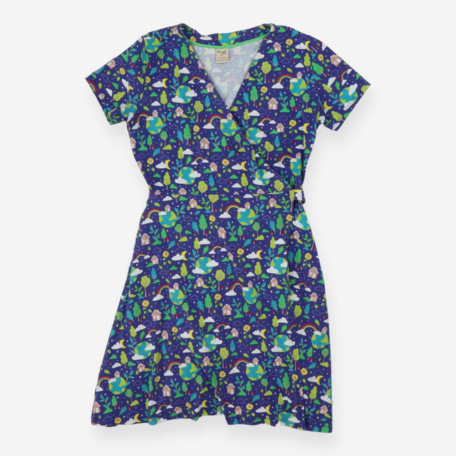 Frugi Esme Wrap Earth Day Dress