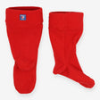 Bright red welly liners