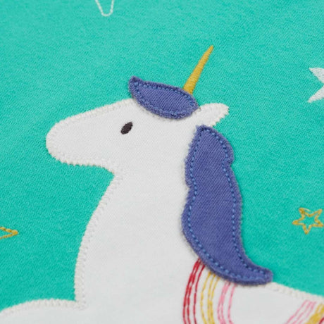 Avery applique top cosmic unicorn