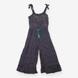 Navy and white stripe jumpsuit