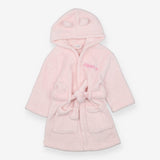Personalised Dressing Gown Pink Fluffy 'Florence'