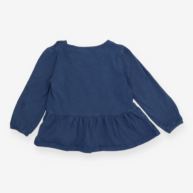 Blue Easy Breezy Tunic Long Sleeve