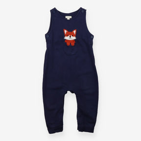 Jersey Dungaree Navy Fox Pocket