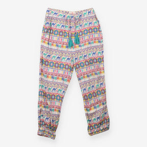 Summer Trouser Camel Pattern