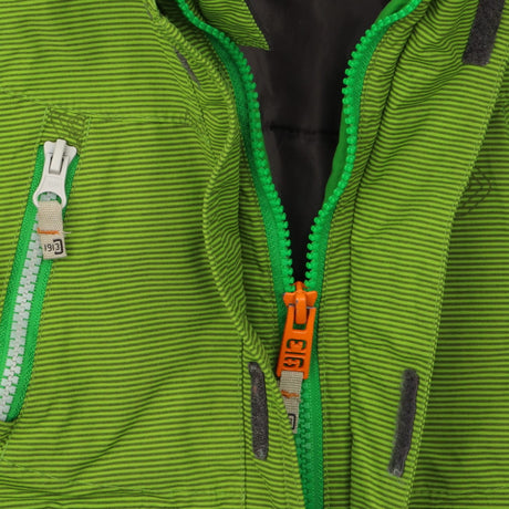 Green stripe coat
