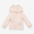 Pink Hooded Cardigan with Pockets