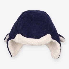 Navy Fleece Lined Winter Hat