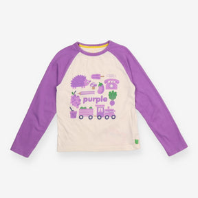 Tee LS Purple