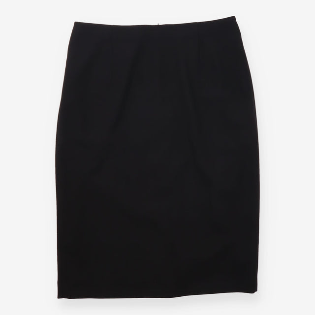 Black Tailored Pencil Skirt