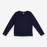 Long sleeve navy t-shirt