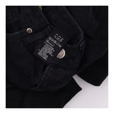 Black 100% Cotton Straight Leg Jeans