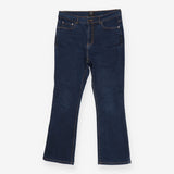 John Lewis Dark Denim Flare Leg Jeans Classic Blue