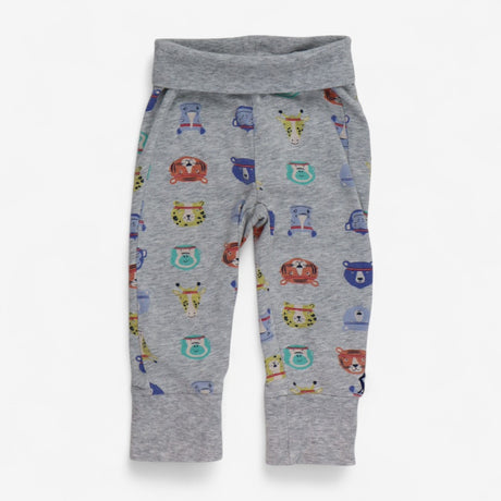 Grey joggers animal heads 