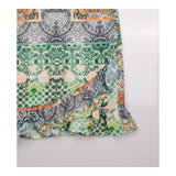 Dress Tile Paisley Print Short Sleeve Mini