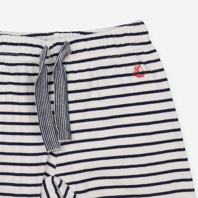 Leggings Blue Striped with Drawstring