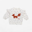 Cream Spotted Fox Sweatshirt