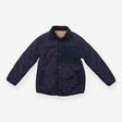 Coat quilted fur lining cord collar