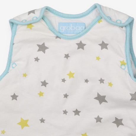 Sleeping bag white grey yellow stars 2.5 tog