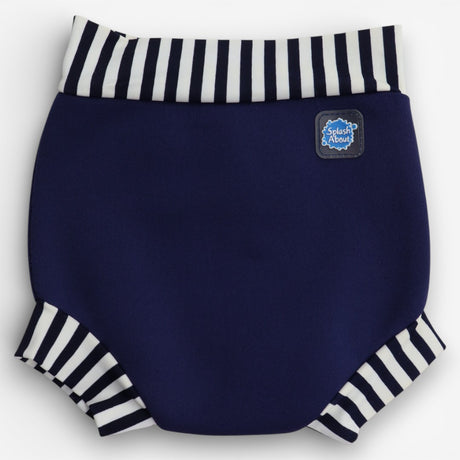 Blue stripe navy happy nappy 