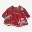 Laura Ashley Floral Burgundy Dress