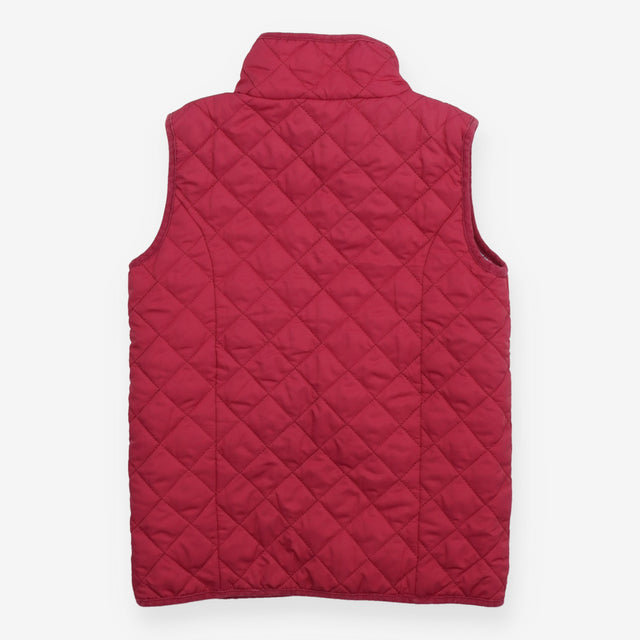 Gilet Pink Quilted Floral Lined
