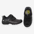 Black Velcro school shoe spider