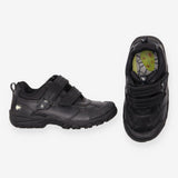 Black Velcro school shoe spider