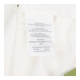 Cotton Poplin Ruffle Sleeve Shirt White Classic Fi