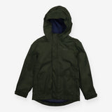 Dark green raincoat unlined